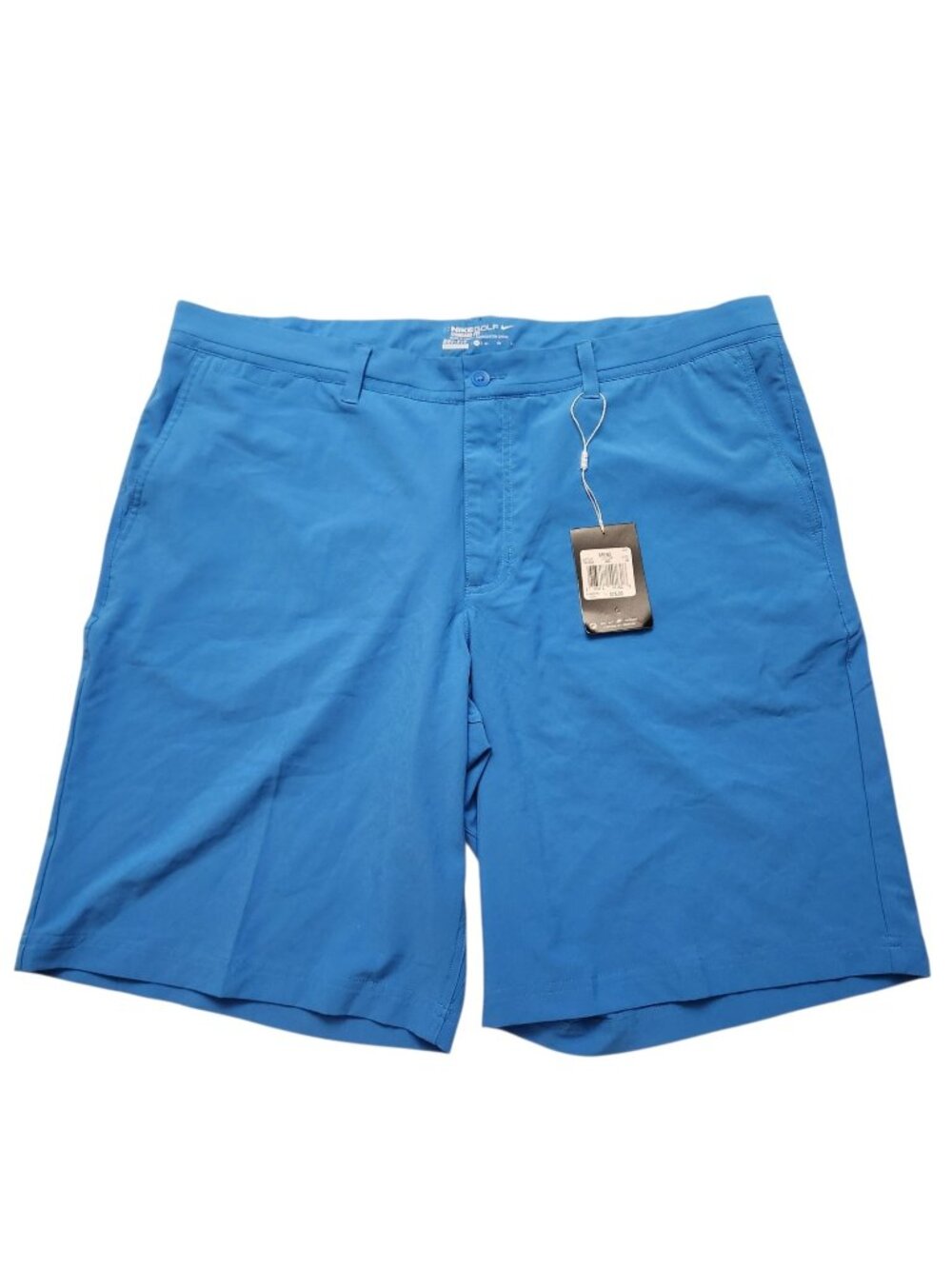 Nike Golf Standard Fit Dri-Fit Men's Flat Front Blue Golf Shorts Size 40